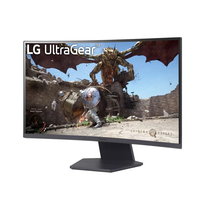 مانیتور خمیده گیمینگ ال جی مدل UltraGear 27GS60QC سایز 27 اینچ